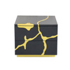 Spektakulárny NOČNÝ STOLÍK – MAGNETIC BLACK 50×60×40 cm