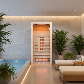 Sauna MO-EA1R Infrarød sauna | Piec 5 kW | Luksusowy Relaks | Nowoczesny Design