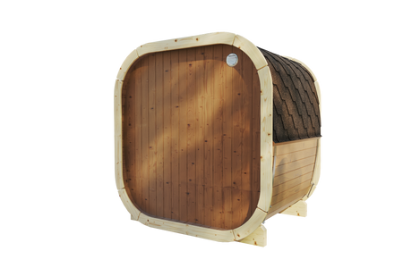 Āra sauna Eke 130 3-4 personām / tikai elektriskā apkure / augstas kvalitātes ziemeļu egles (priežu termālā koksne) | Wellness | Relaksācija | SPA | Wellness | Relaksācija | SPA | Ziemeļu stils | Termālā koksne