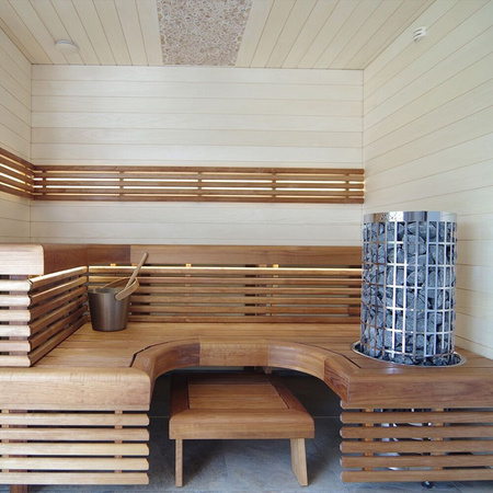 Fogão de sauna Harvia Cilindro PC90 aço 9kW