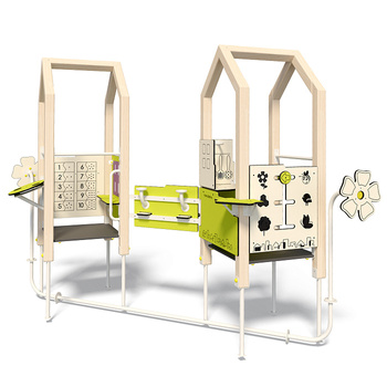 Spielplatz „Sandhaus“ LK307 – Spielgerät mit Sandkasten für Kinder