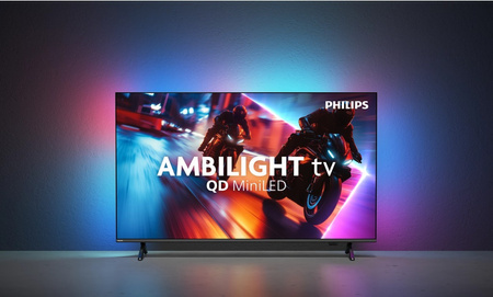 Philips QD MiniLED 55-инчов телевизор 55MLED920/12 - Ultra HD 4K, Ambilight, Dolby Atmos, Smart TV, HDR10+ - идеален за домашно кино, игри и ежедневна употреба