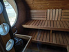 Oval Sauna Frodo 300 Outdoor για 8 άτομα / Ηλεκτρική ή ξυλόσομπα Harvia / Υψηλής ποιότητας Θερμικά επεξεργασμένη Σκανδιναβική Ερυθρελάτη