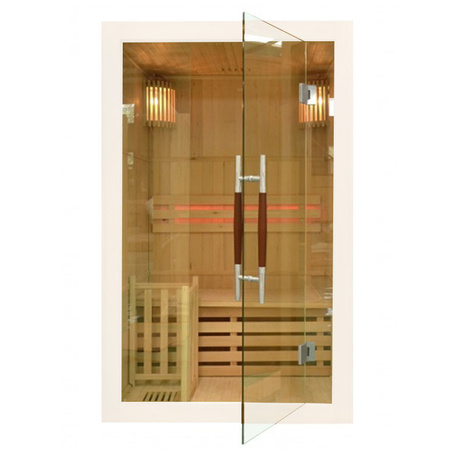 MO-EA2 WHITE Suha savna z grelnikom HARVIA 2,3 kW | Wellness | Sprostitev | SPA | Domači SPA | Elegantni minimalizem