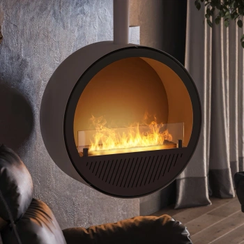 Bioșemineu rotund INCYRCLE SLIM - șemineu elegant cu bioetanol fără coș de fum