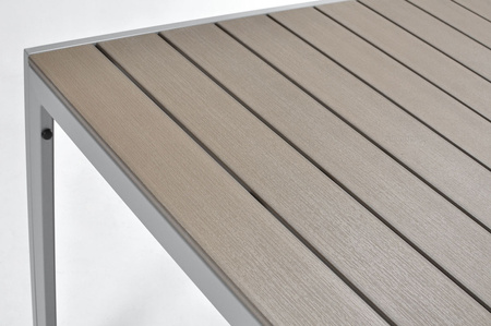 MODENA 150 aluminijasta vrtna miza | aluminijasto vrtno pohištvo, moderna zasnova, za teraso in vrt