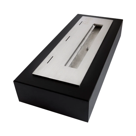 Окремо стоячий біокамін з біокамінною вставкою 36 см - екологічне та бездимне опалення