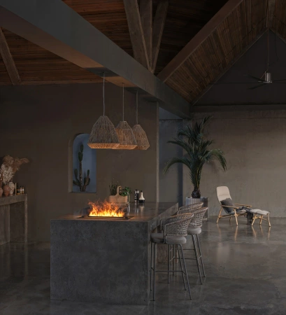 INVAPO INSERT 700 Steam Fireplace – the ideal interior solution.