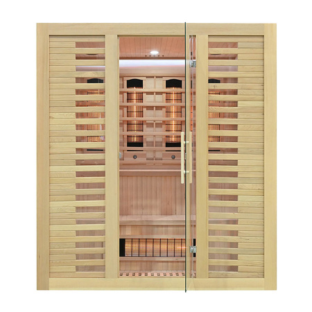 MO-RL4S XL Infrarotsauna mit Salzstein | Heimisches SPA | Für Familie und Freunde
