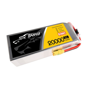 Tattu NMC 20000mAh 22.2V 5C 6S1P Lipo Pack akumulators ar XT90-S savienotāju