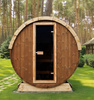 Utomhusterrass Bastu / Elspis eller WIFI-spis / Skandinavisk gran av hög kvalitet (Thermowood)