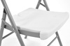 Chaise de restauration pliante - blanche
