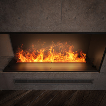 Cheminée à vapeur INVAPO INSIDE 1200 – Cheminée à effet de flamme 3D