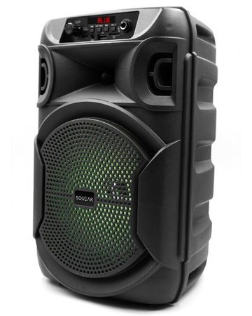 Altavoz inalámbrico Bluetooth SQUEAK PulseTower 1000W con función Karaoke - 30W de potencia, Bluetooth 5.3