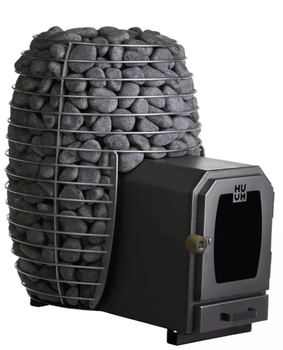 Vysoce výkonná saunová kamna na dřevo HIVE HEAT LS 12 kW | S rozšířenou spalovací komorou