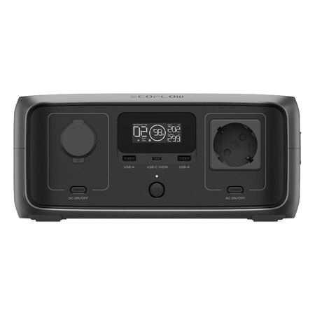 Készlet: EcoFlow RIVER 3 UPS tápegység + fotovoltaikus panel 45W