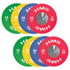 TBR PROFI SET ( 8 Sztuk-10,15,20,25) ZESTAW Talerzy Olimpijskich Bumper HMS