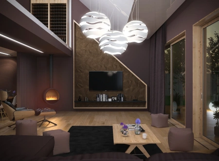 Kulatý závěsný biokrb Incyrcle - hořák Longfire 500 (1 l), 4 mm sklo Antisol, regulace plamene