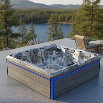 Udendørs jacuzzi SPA748 F24 230x230 cm – rummelig afslapning i dit eget hjemme-SPA