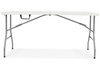 Klappbarer Cateringtisch, Länge 240 cm – weiß