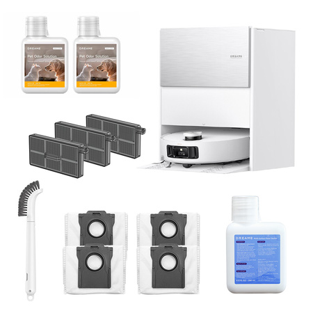 Dreame Aqua10 tīrīšanas robots ar rullīti (balts)