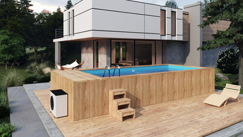 Basen Premium SPA z jacuzzi 685x300 cm – luksusowy basen ogrodowy z hydromasażem i relaksem