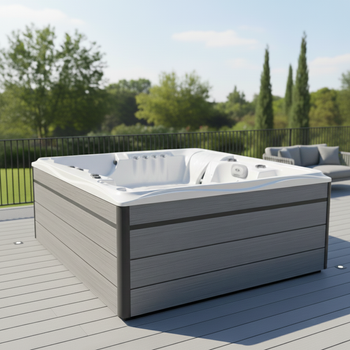 Utomhusjacuzzi SPA747 F27 210x210 cm – komfort och elegans
