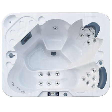 Jacuzzi ogrodowe Neptun Tahiti dla 3-4 osób / Kompaktowe SPA z hydromasażem / Balboa System / Bluetooth / LED / Ozonowanie | Relaks | Komfort | Wellness | Całoroczne Użytkowanie