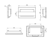 Cheminée bio murale vitrée 650x400 – inox, cheminée bioéthanol