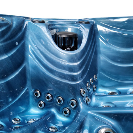 Dārza džakuzi vanna SPA560 220x220 cm - greznība un pilnīga atpūta jūsu dārzā