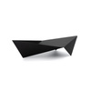 Geometrisk hagebålfat BOAT QualitySPA — (stål 3 mm, matt svart), “Ahoy, ild!”