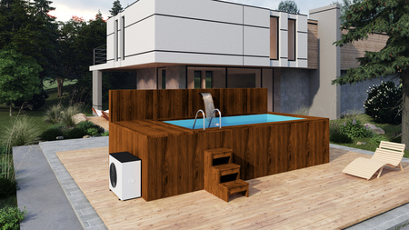 Premium spaa bassein vastuvooluga 485x235 cm - luksuslik aiabassein ujumiseks ja lõõgastumiseks