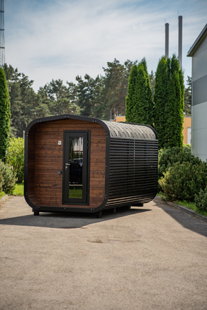 Moderna dārza pirts CUBE MODERNO PLUS SC - āra ar relaksācijas funkciju