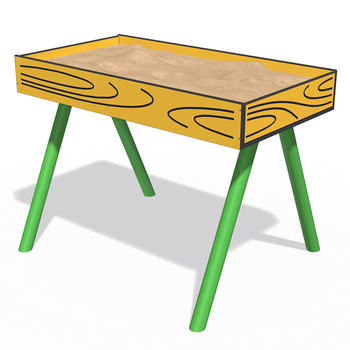 Liivakast , "Creative table" LK313-I - Puidust liivakasti laud - ideaalne aeda.