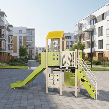 Zestaw zabaw dla dzieci LK107 – bezpieczny i atrakcyjny plac zabaw