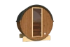 Sauna exterior EDA 130 para 3-4 pessoas com aquecedor de sauna Harvia Vega + brindes | cosméticos + acessórios de sauna | sauna finlandesa | thermowood | Madeira térmica