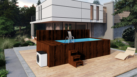 Prémiový SPA bazén s protiprúdom 485x235 cm – luxusný záhradný bazén na plávanie a relaxáciu