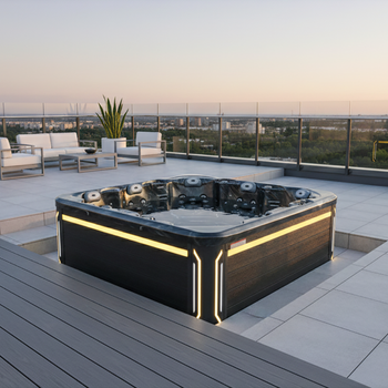 Jacuzzi de jardín bañera SPA743 220x220 cm – amplio relax para toda la familia