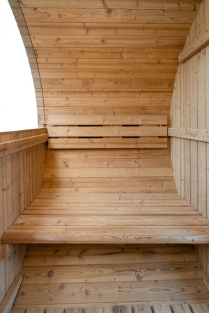 Outdoor Barrel Sauna Ø 180×210 cm