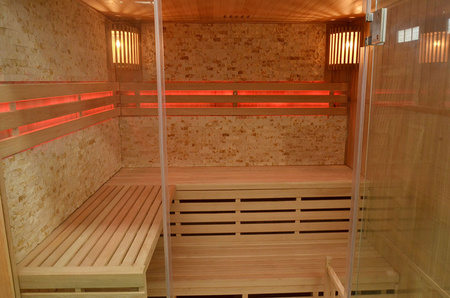 MO-EA4K Sausā sauna ar plīti HARVIA 6 kW | Wellness | Relax | SPA | Elegants minimālisms | Thermo wood