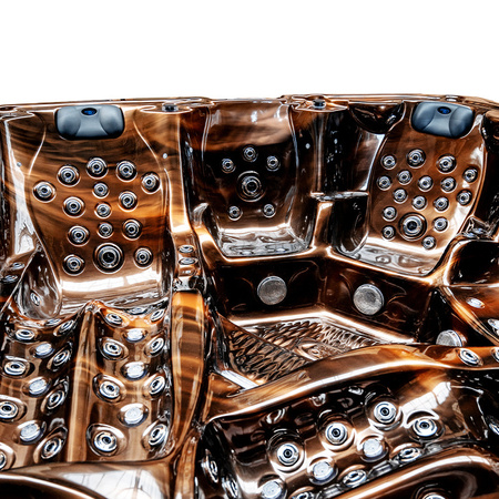 SPA702 Džakuzi vanna 230x230 cm - luksusa hidromasāžas spa terasei vai dārzam