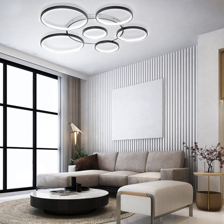 DECORATIVE LAMP SUFIT 140W BLACK + Pilot DL-F04