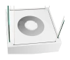 Freestanding Bio Fireplace Sunset Garden Mini Matte White