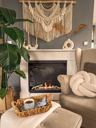 Colosseum Pool Biokandalló üveggel - Elegáns füstmentes kandalló