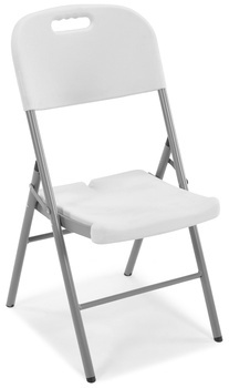 Chaise de restauration pliante - blanche