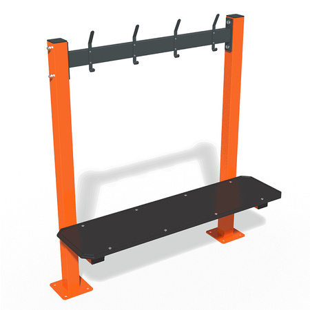 Place for Rest KF902.33 – υπαίθριο παγκάκι με κρεμάστρες για αποδυτήρια και γυμναστήρια
