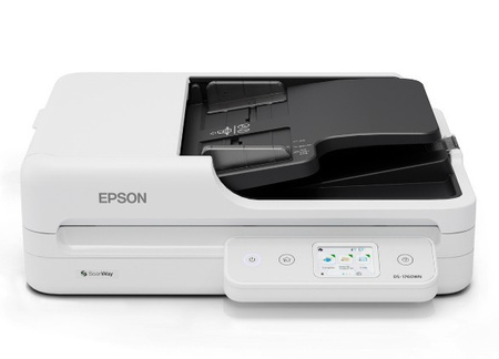 Epson WF DS-1760WN A4/USB/Wi-Fi/30ppm/ADF-skanneri - Suorituskykyinen skanneri, jossa on OCR, korkea 600 dpi:n resoluutio ja langaton yhteys | Asiakirjojen skannaus toimistossa ja yrityksissä