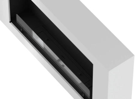 Chimenea de bioetanol compacta Murall 1000 — de pared, para empotrar en nicho, se adapta a cualquier interior
