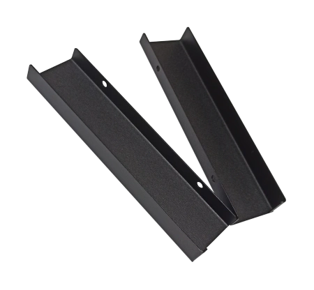 Sticlă pentru bioșemineu montat pe perete 1200x400 - sticlă securizată cu mânere negre