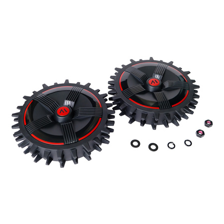 Off-road wheels for the MOVA 1000 mowing robot